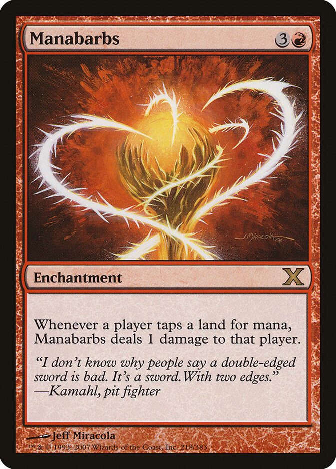 Manabarbs - Tenth Edition