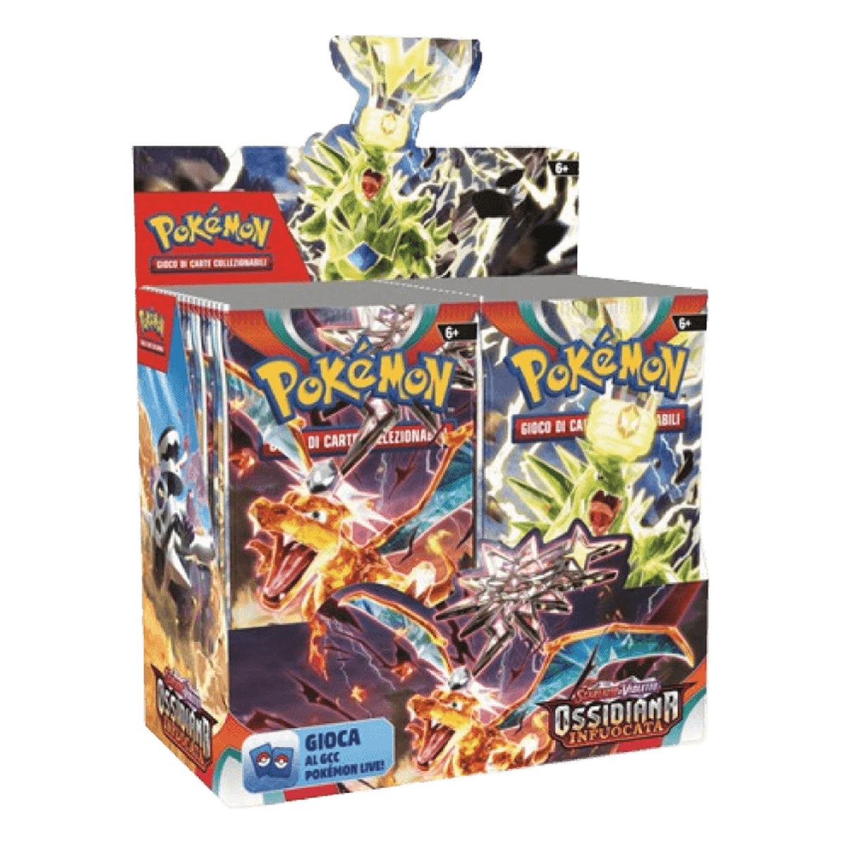 Pokemon TCG - Ossidiana Infuocato - Booster Box