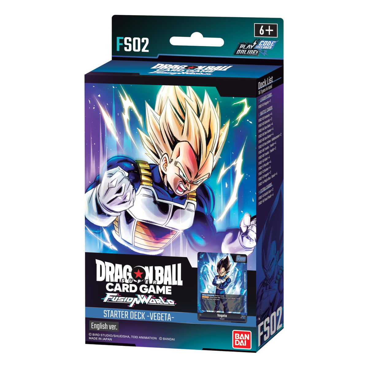 Dragonball TCG - FS02 - Vegeta - Starter Deck