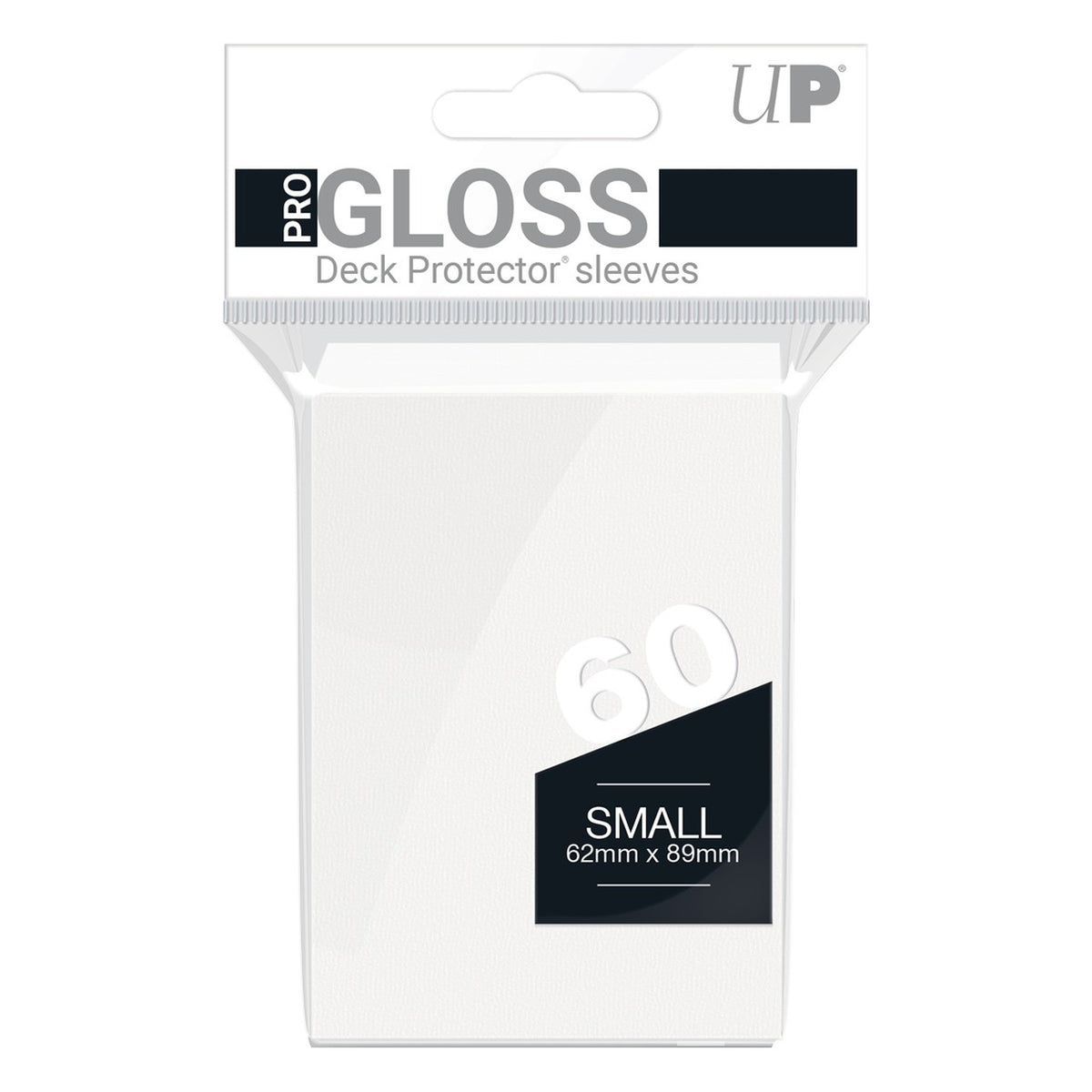 Bustine Small Pro Gloss White, 60 pezzi - Ultra PRO