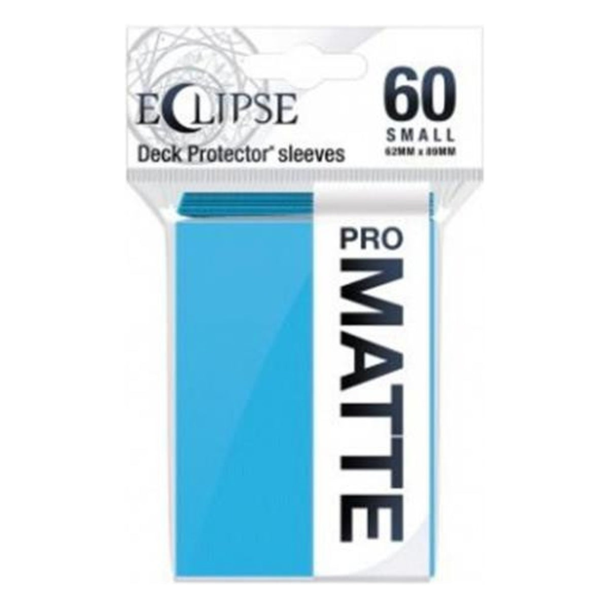 Bustine Small Eclipse Pro Matte Sky Blue, 60 pezzi - Ultra PRO