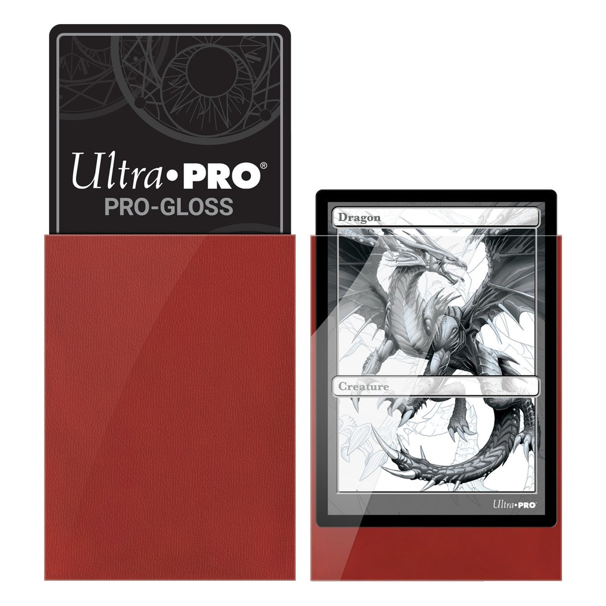 Bustine Standard Pro Gloss Red, 100 pezzi - Ultra PRO