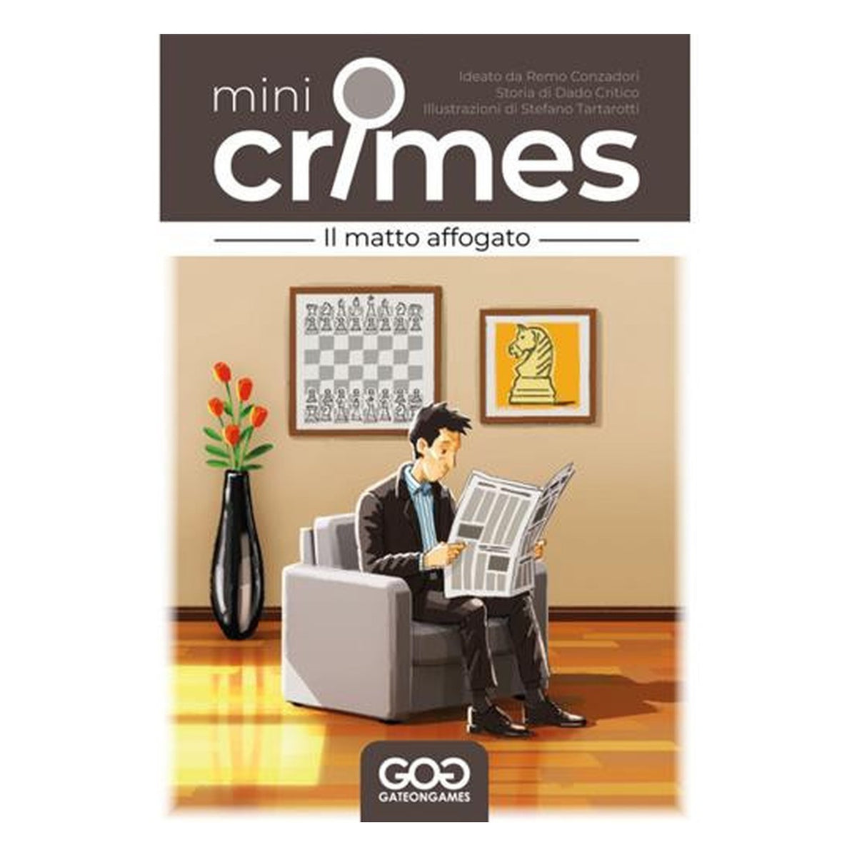 Mini Crimes: Il Matto Affogato - Gioco da Tavolo (ITA)