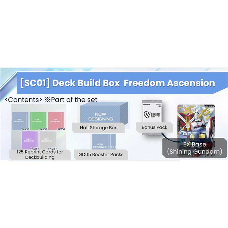 Gundam TCG - SC-01 - Deck Build Box