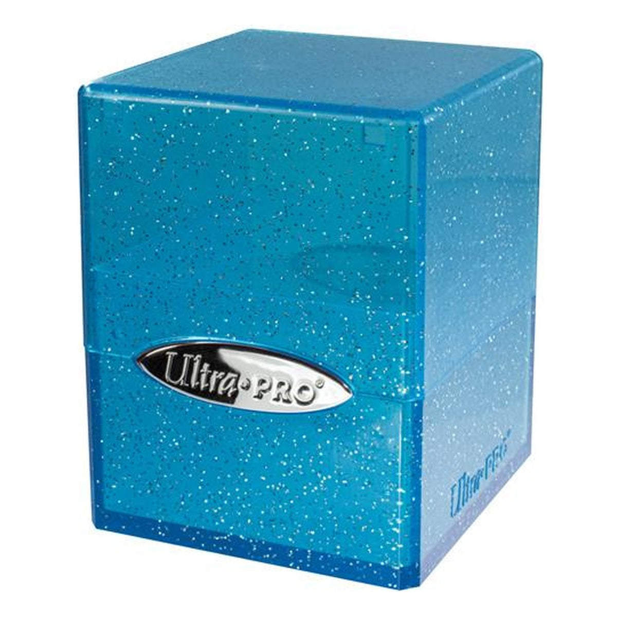 Porta Mazzo Satin Cube Glitter Blue - Ultra Pro