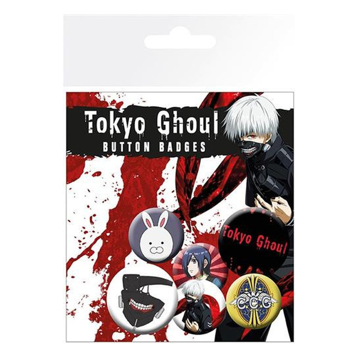 Tokyo Ghoul - Set di 6 spille con i personaggi