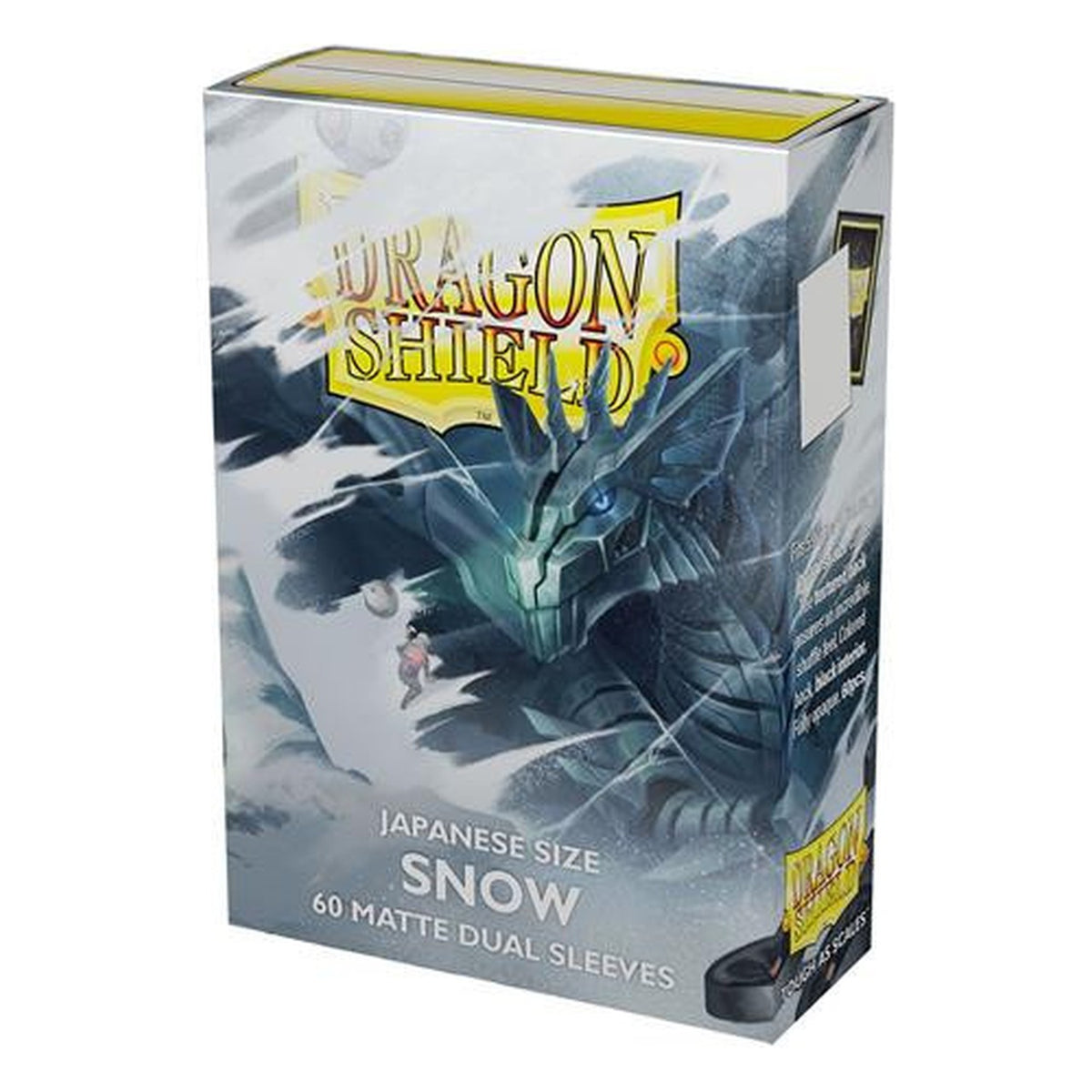 60 Bustine Japanese Matte Dual Snow - Dragon Shield