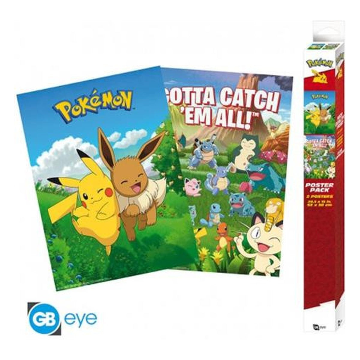 Pokémon - Poster Chibi Environments (52x38 cm)