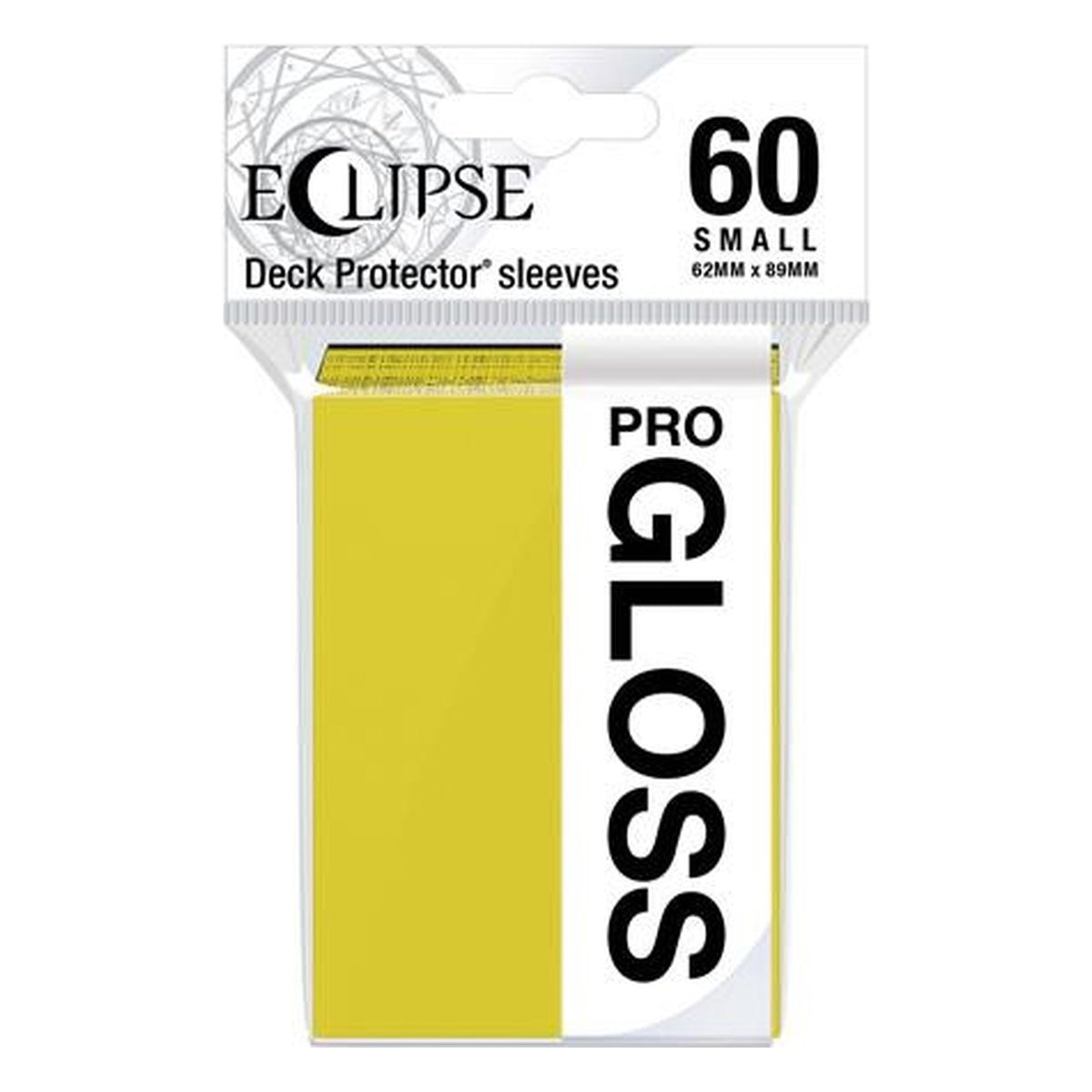 Ultra Pro 60 Bustine Small Eclipse Gloss - Lemon Yellow