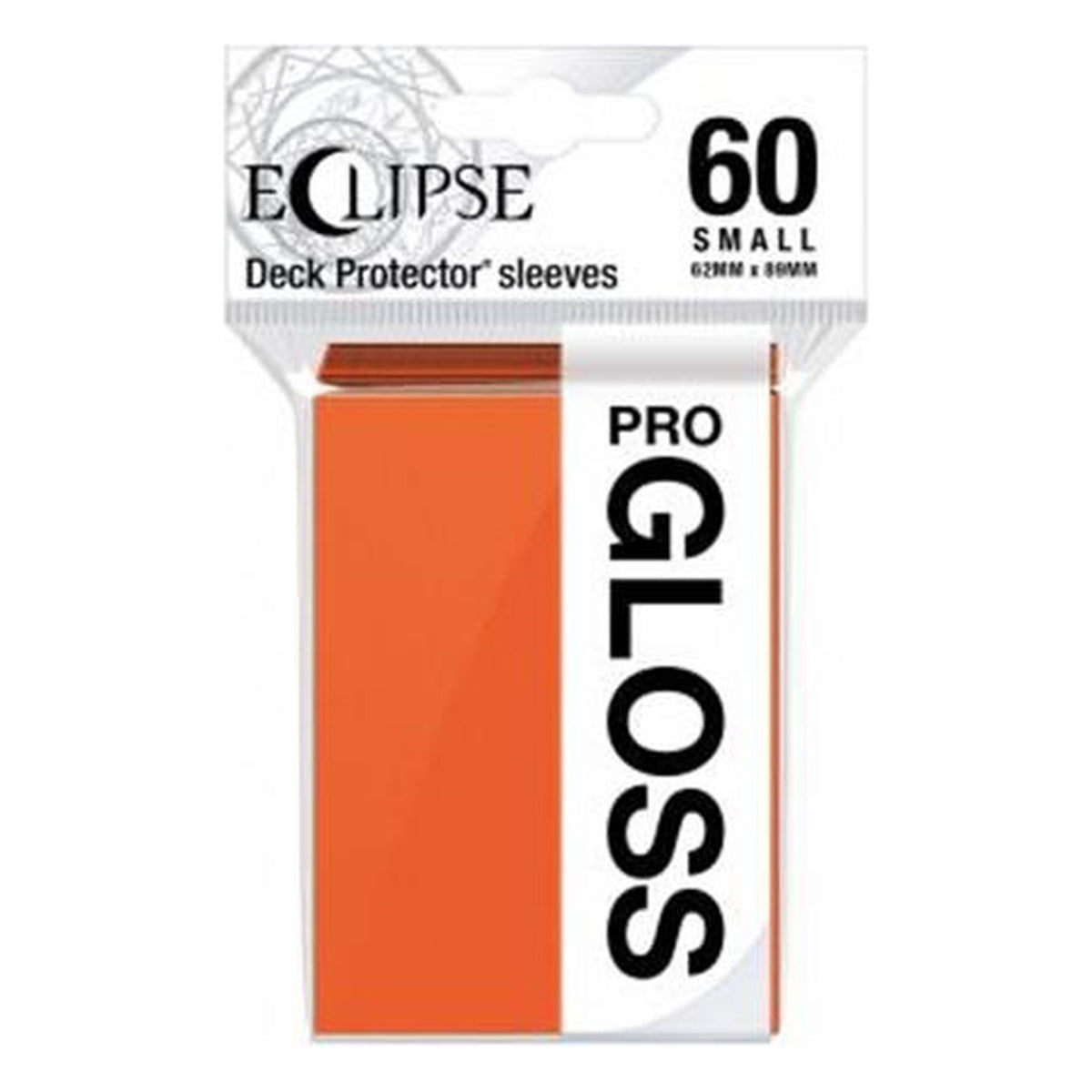 Ultra Pro 60 Bustine Small Eclipse Gloss - Pumpkin Orange