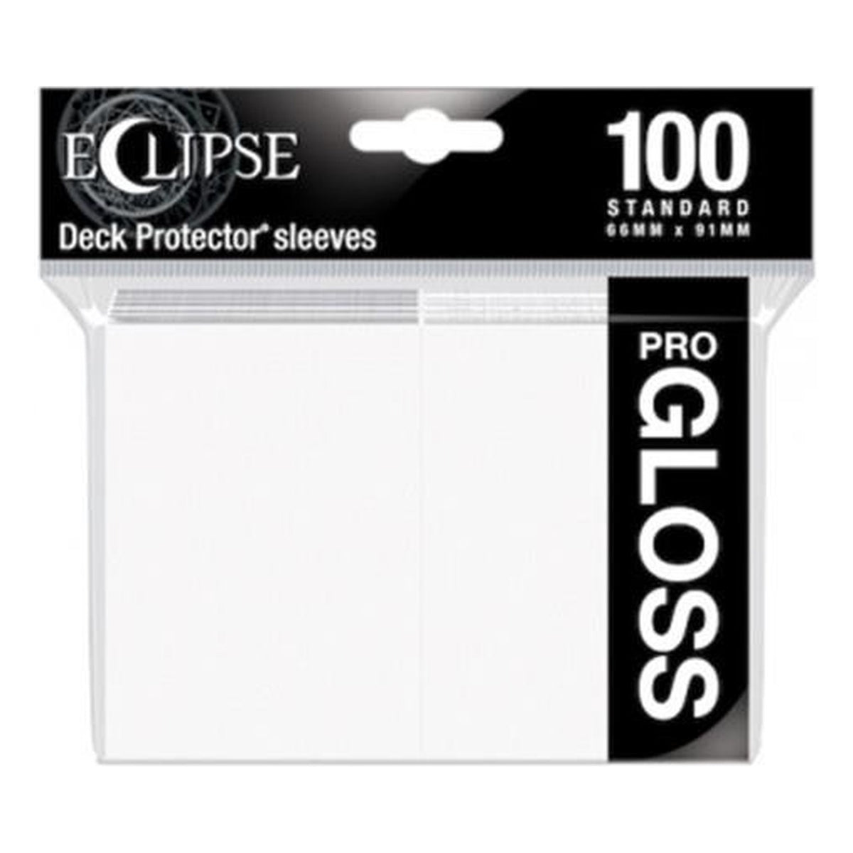 Ultra Pro 100 Bustine Standard Eclipse Gloss - Arctic White
