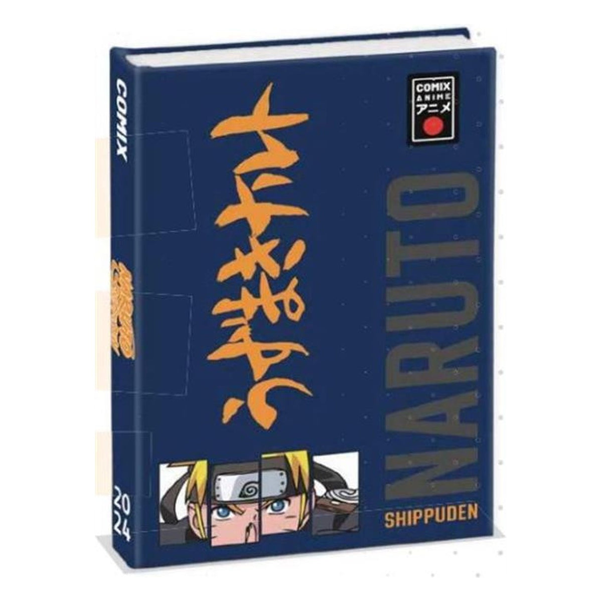 Naruto Shippuden - Agenda 2024 16 Mesi, Confezione da 4 Pezzi