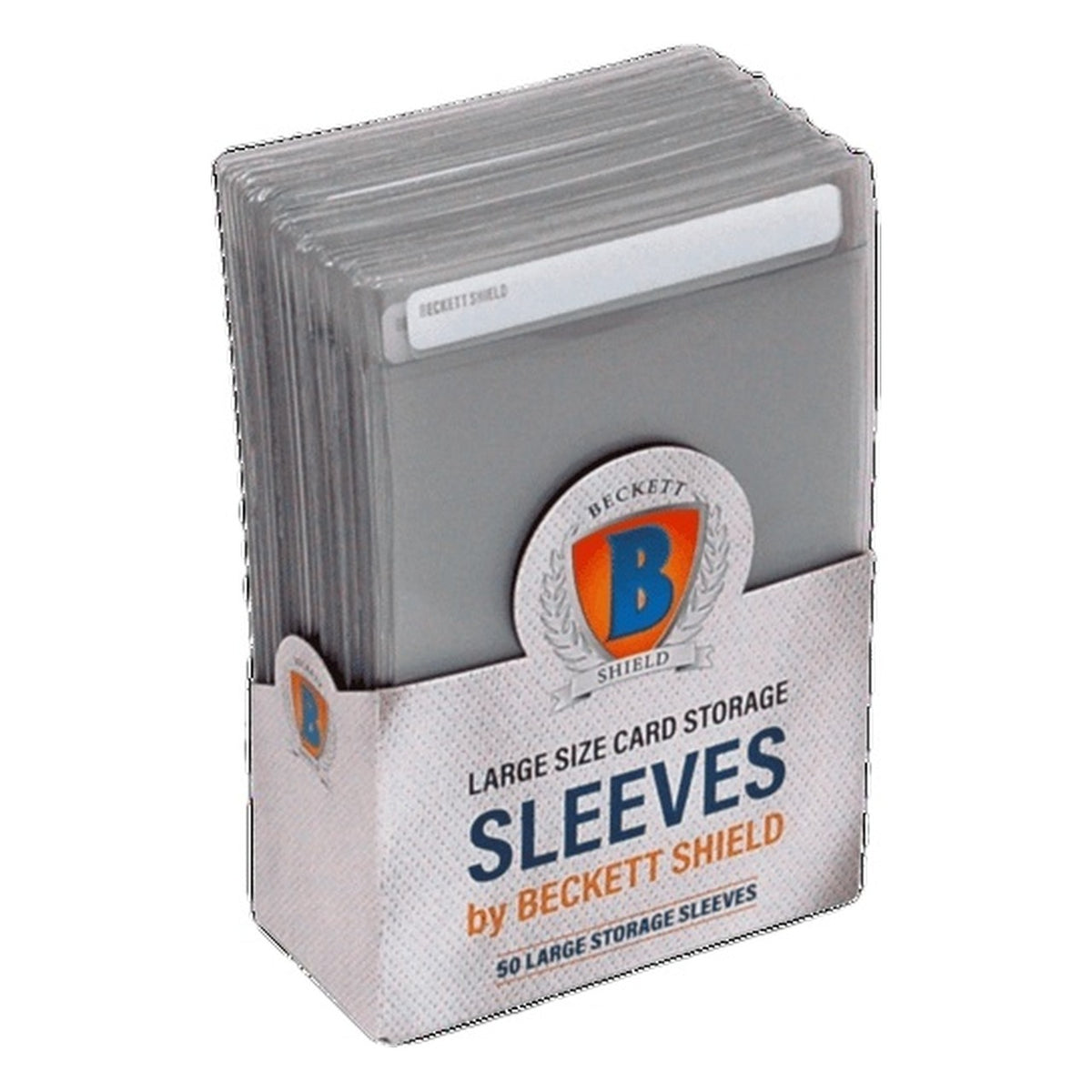 Beckett Shield Storage Card Sleeves Large - 50 Custodie Rigide