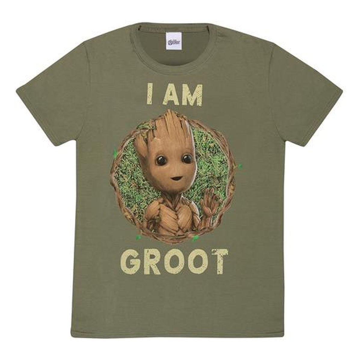 Marvel I Am Groot - Maglietta - Badge L