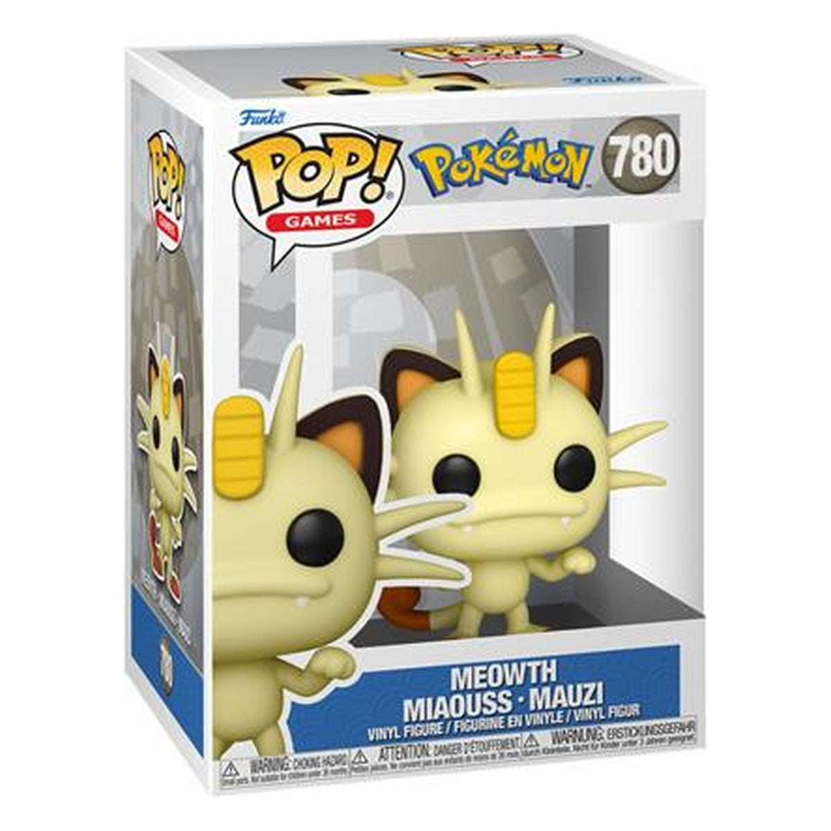 Funko Pop Pokémon: Meowth n. 780 - Figura in Vinile