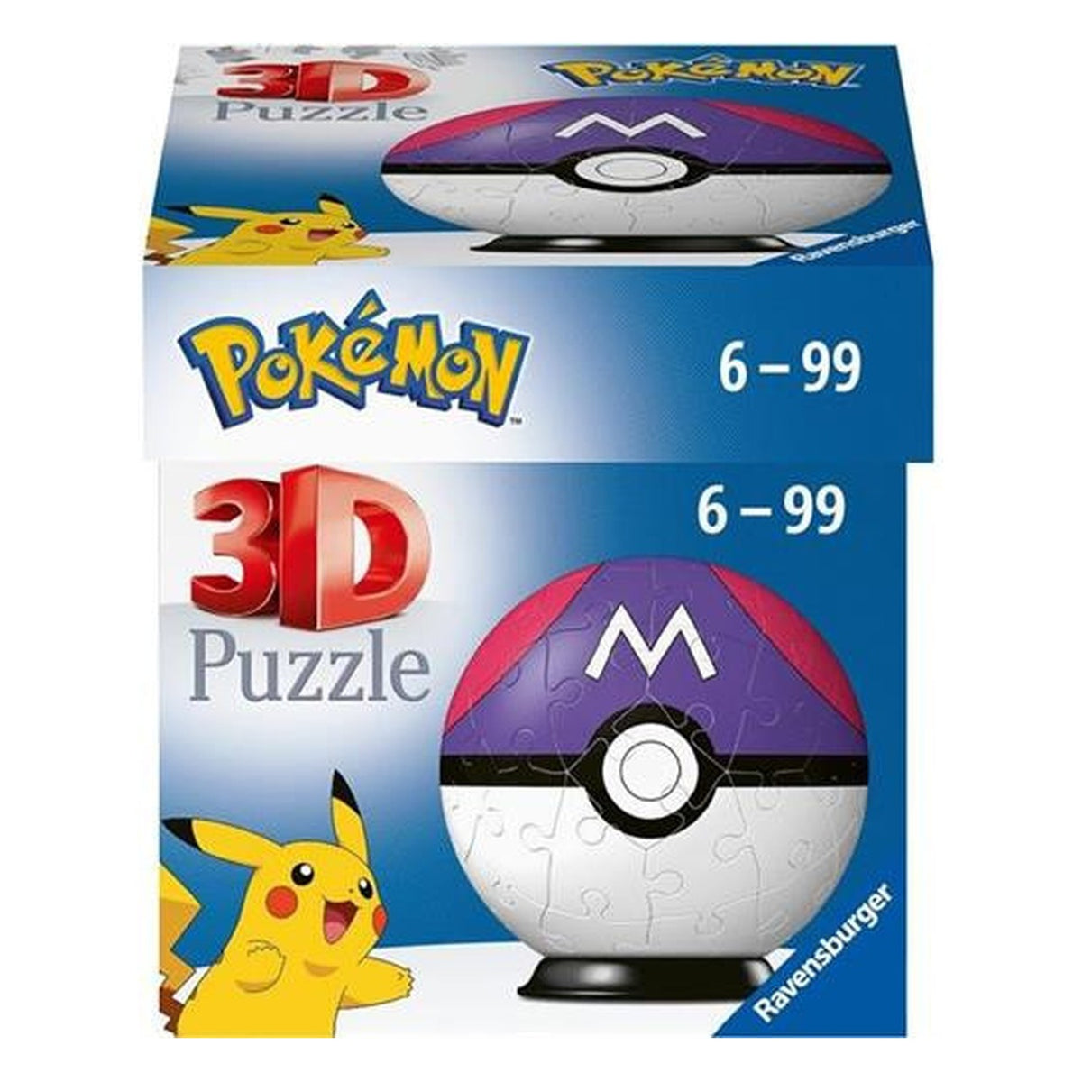 Pokéball Masterball - Puzzleball 3D - Pokémon