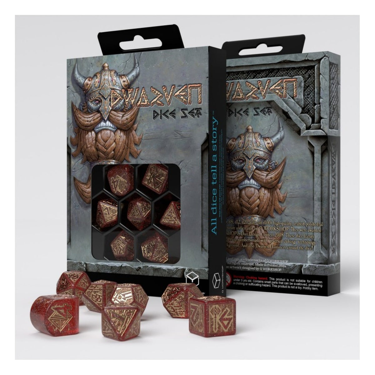 Q Workshop Dwarven Jewels - Set 7 Dadi