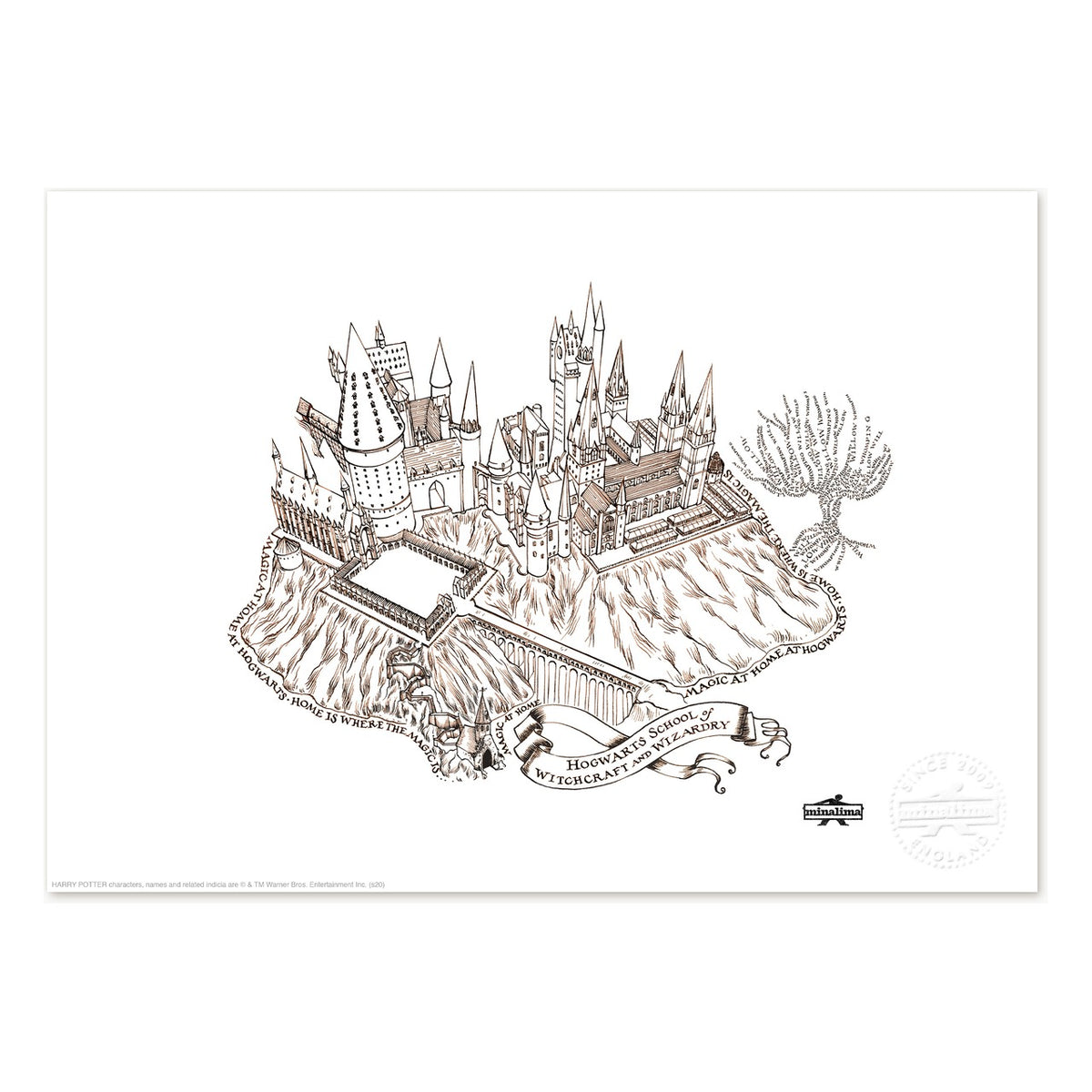 Harry Potter: Magic at Home at Hogwarts - Stampa d'Arte