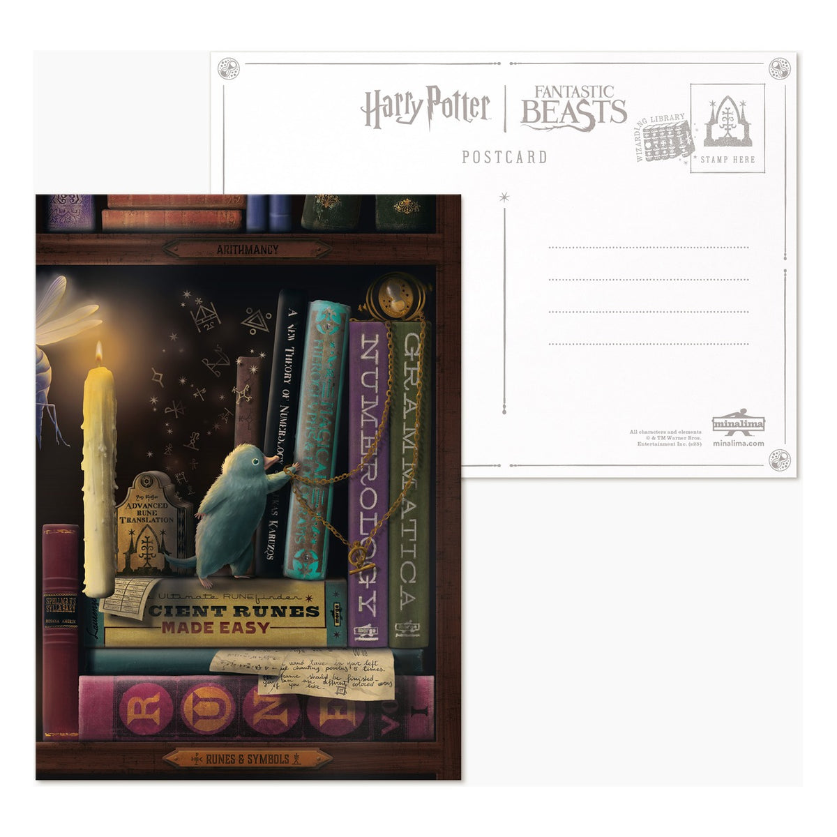 Harry Potter: Serie 03, Wizarding Library - Cartolina Misteriosa
