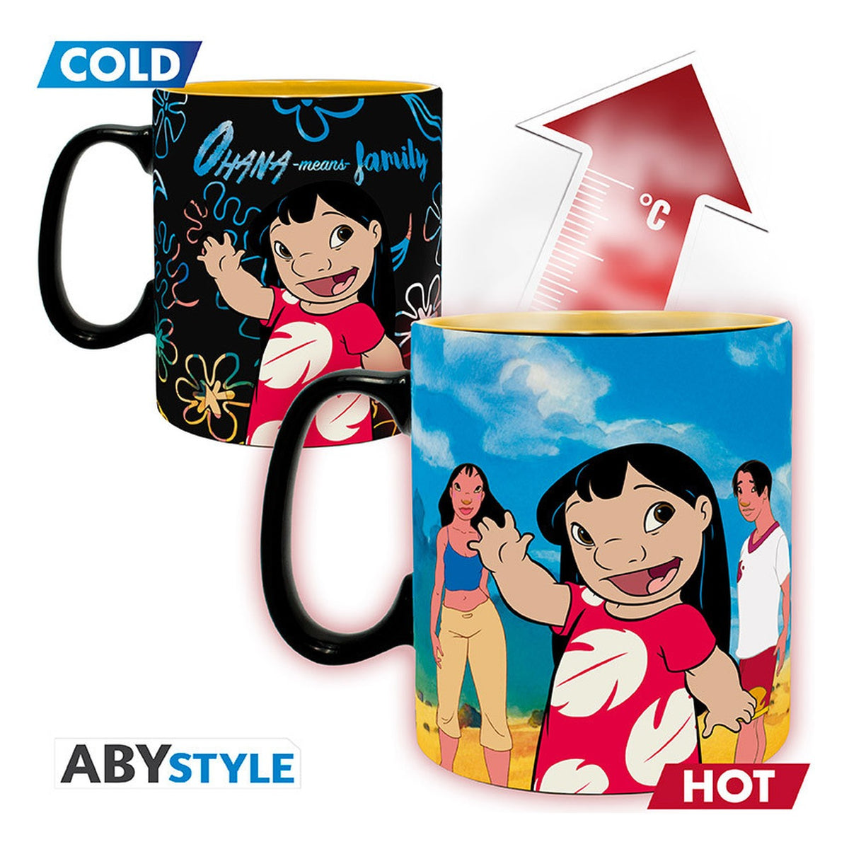 Disney Lilo & Stitch Mug Heat Change 460 ml - Tazza