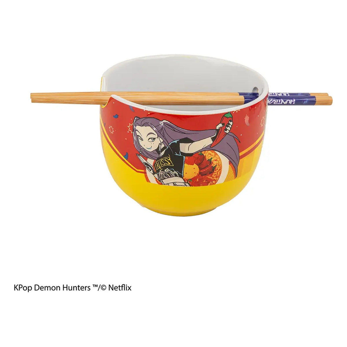 Ciotola di Ramen con Bacchette Mira Regina delle Spezie - KPop Demon Hunters