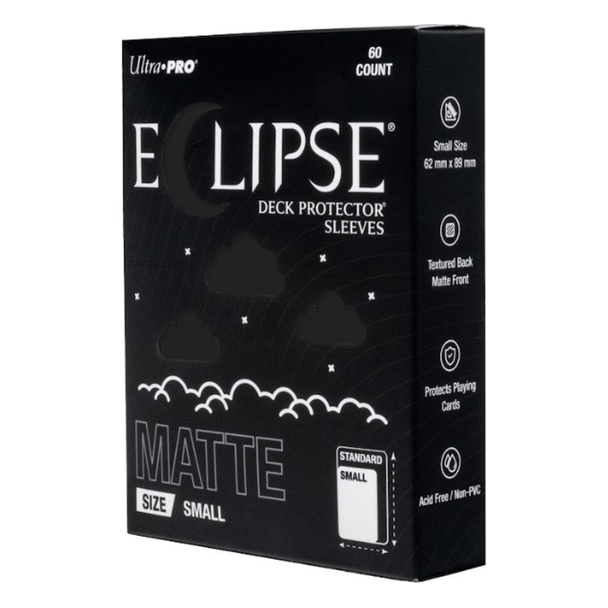 Eclipse Deck Protector Small Opache Jet Black - 60 Bustine