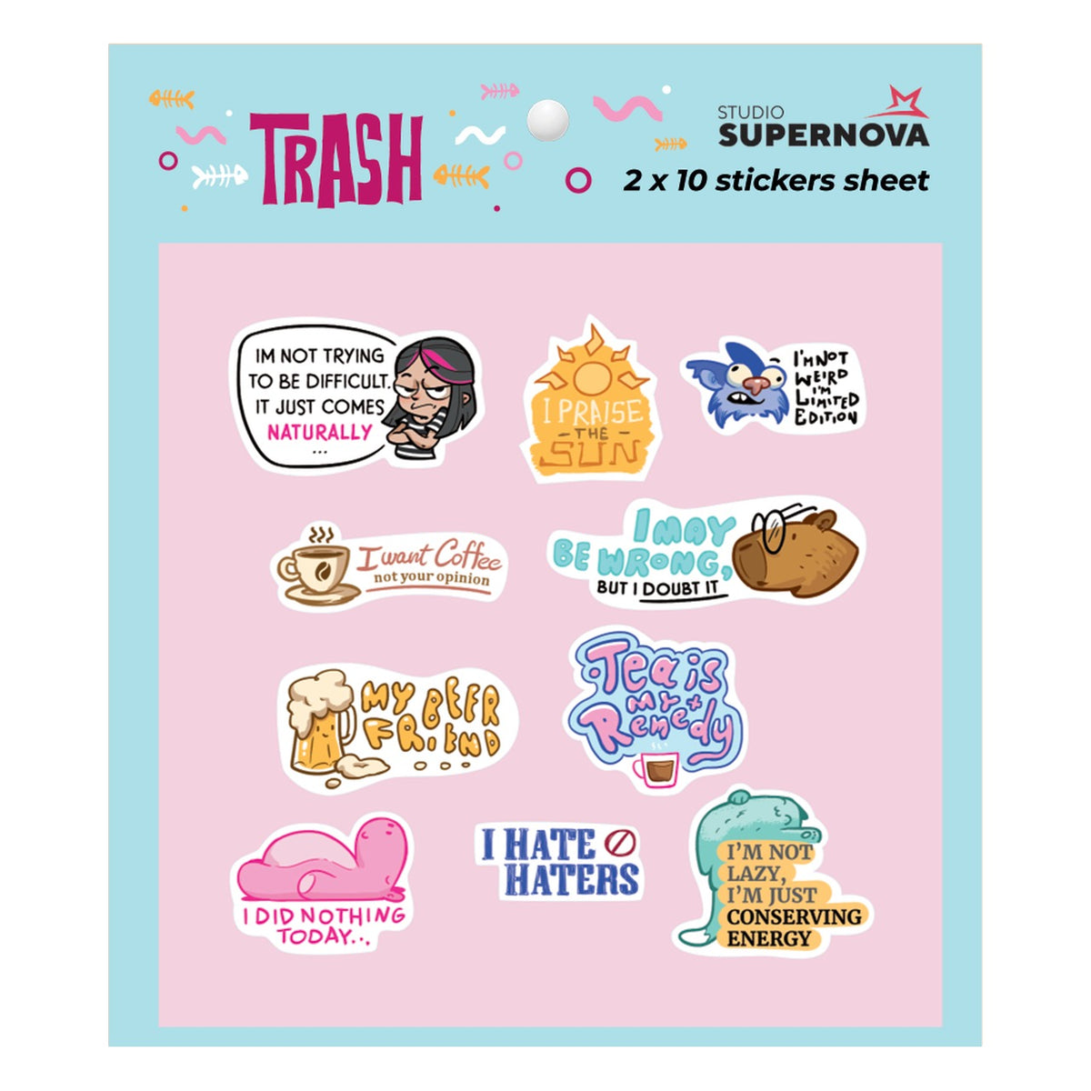 Set Sticker: Trash 3