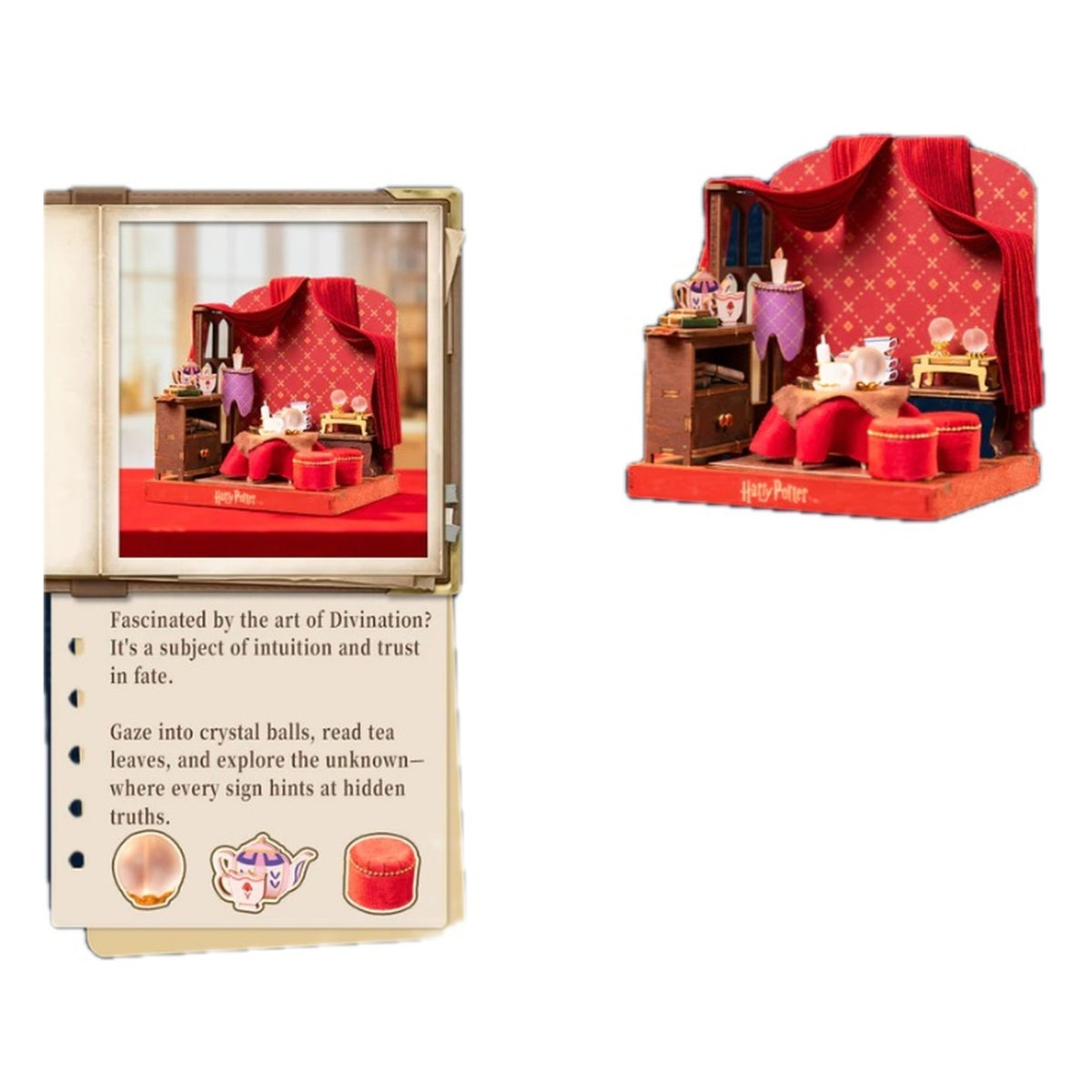 Harry Potter Hogwarts Classes: Divination Class - Scena in Legno
