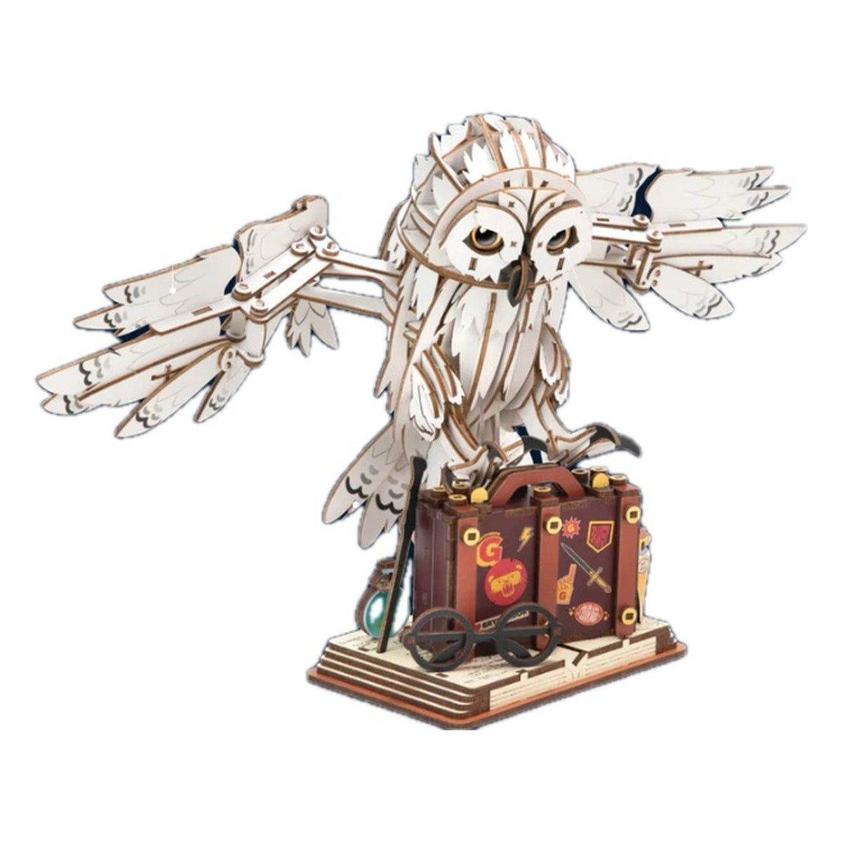 Harry Potter Magic Collectibles: Hedwig - Scena in Legno