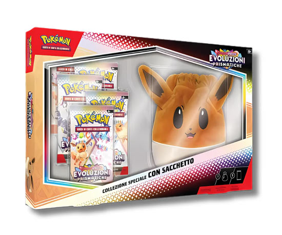 Pokemon TCG - Evoluzioni Prismatiche - Collezione con Sacchetto