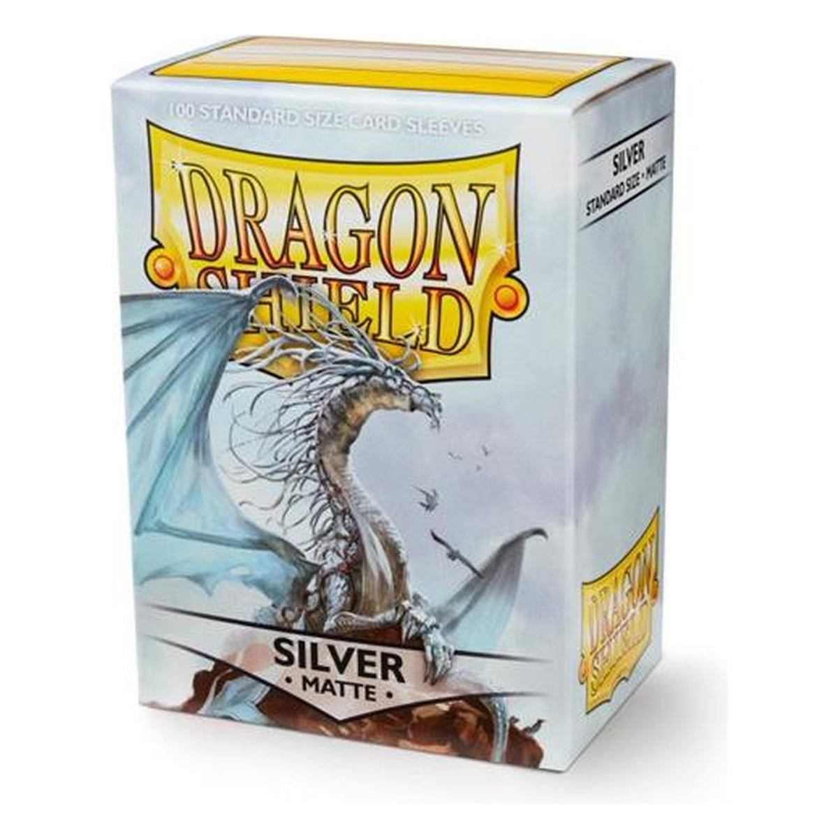 Matte Silver Standard - 100 Bustine - Dragon Shield