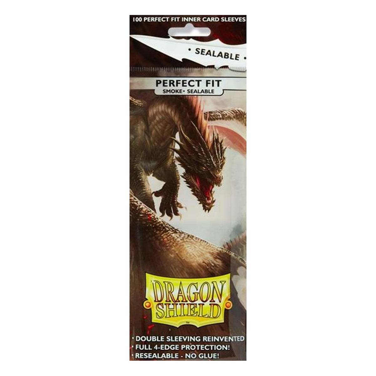 Dragon Shield Perfect Fit Sealable Smoke Yarost, 100 Bustine Standard