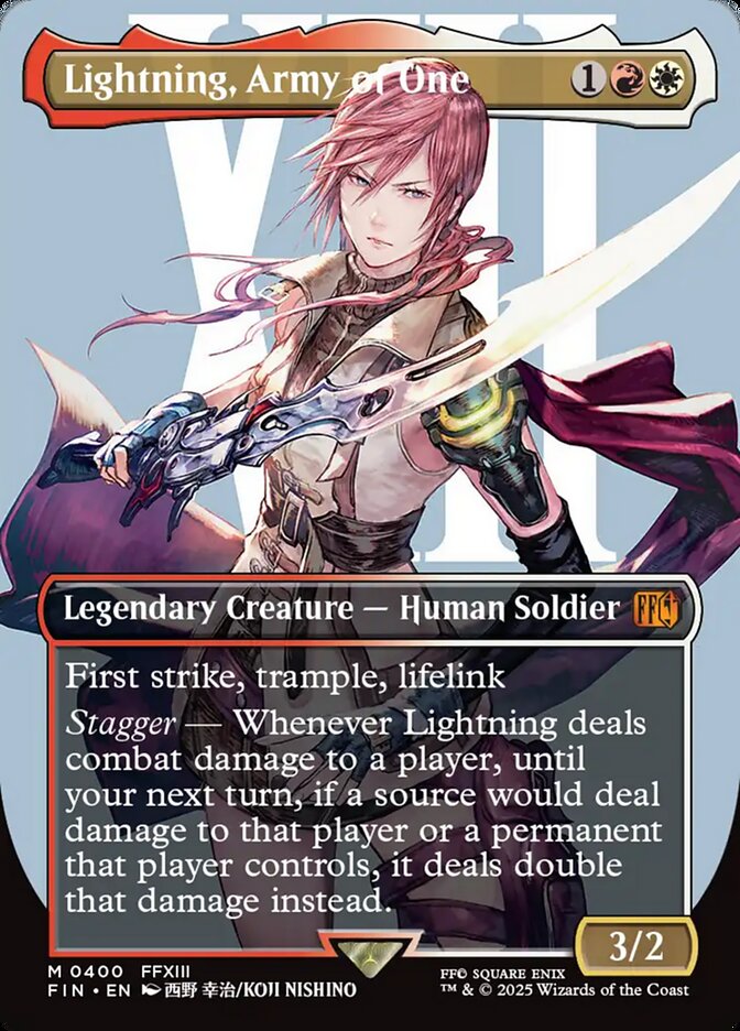 Lightning, Army of One (V.2) - FINAL FANTASY: Extras