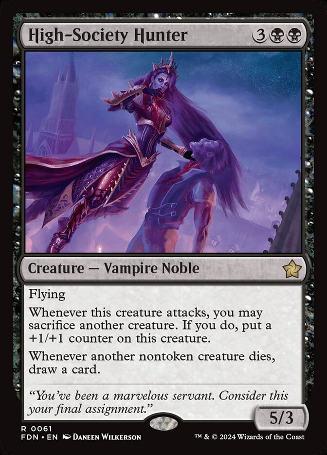 High-Society Hunter - Magic: The Gathering Foundations