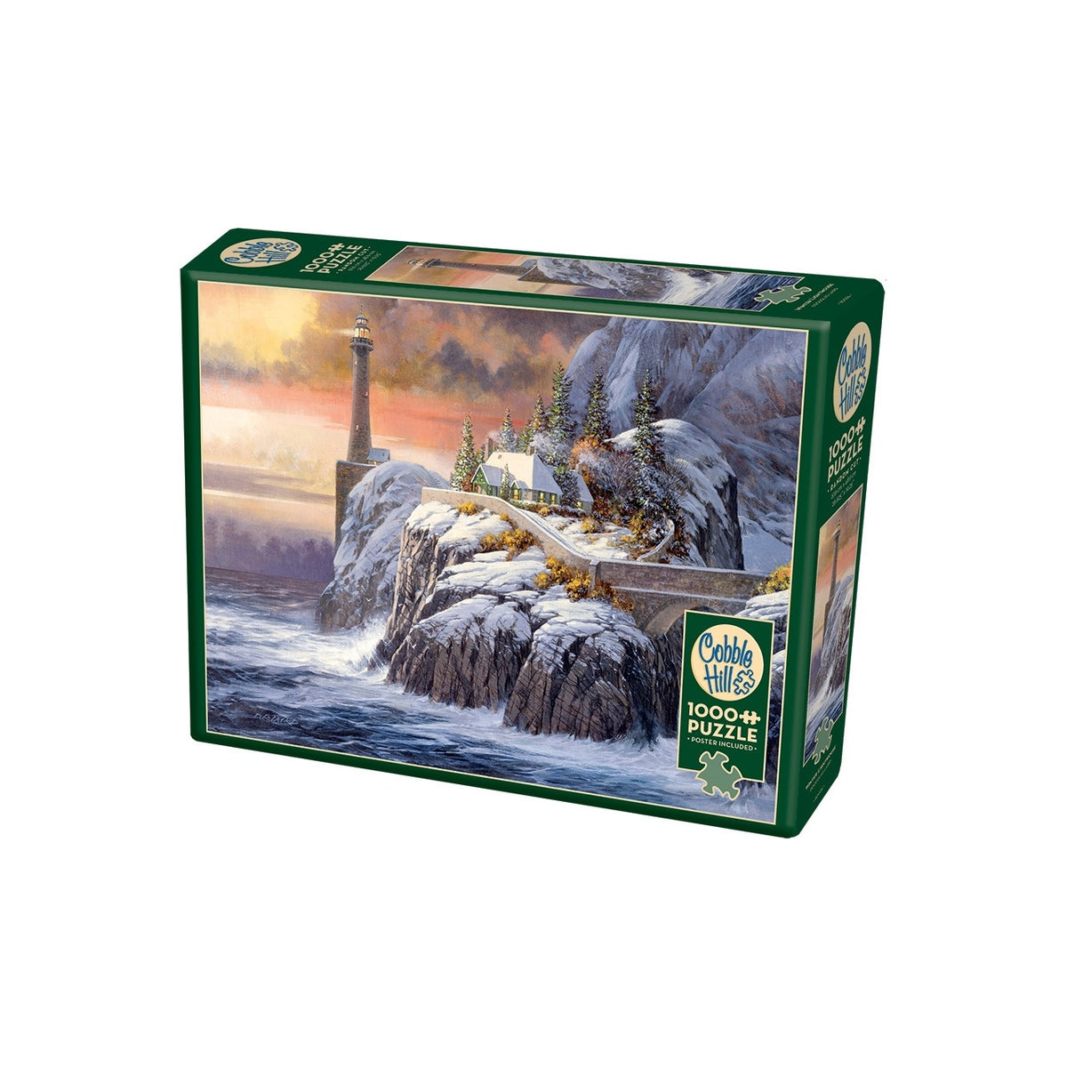 Cobble Hill: Winter Lighthouse 1000 pezzi - Puzzle
