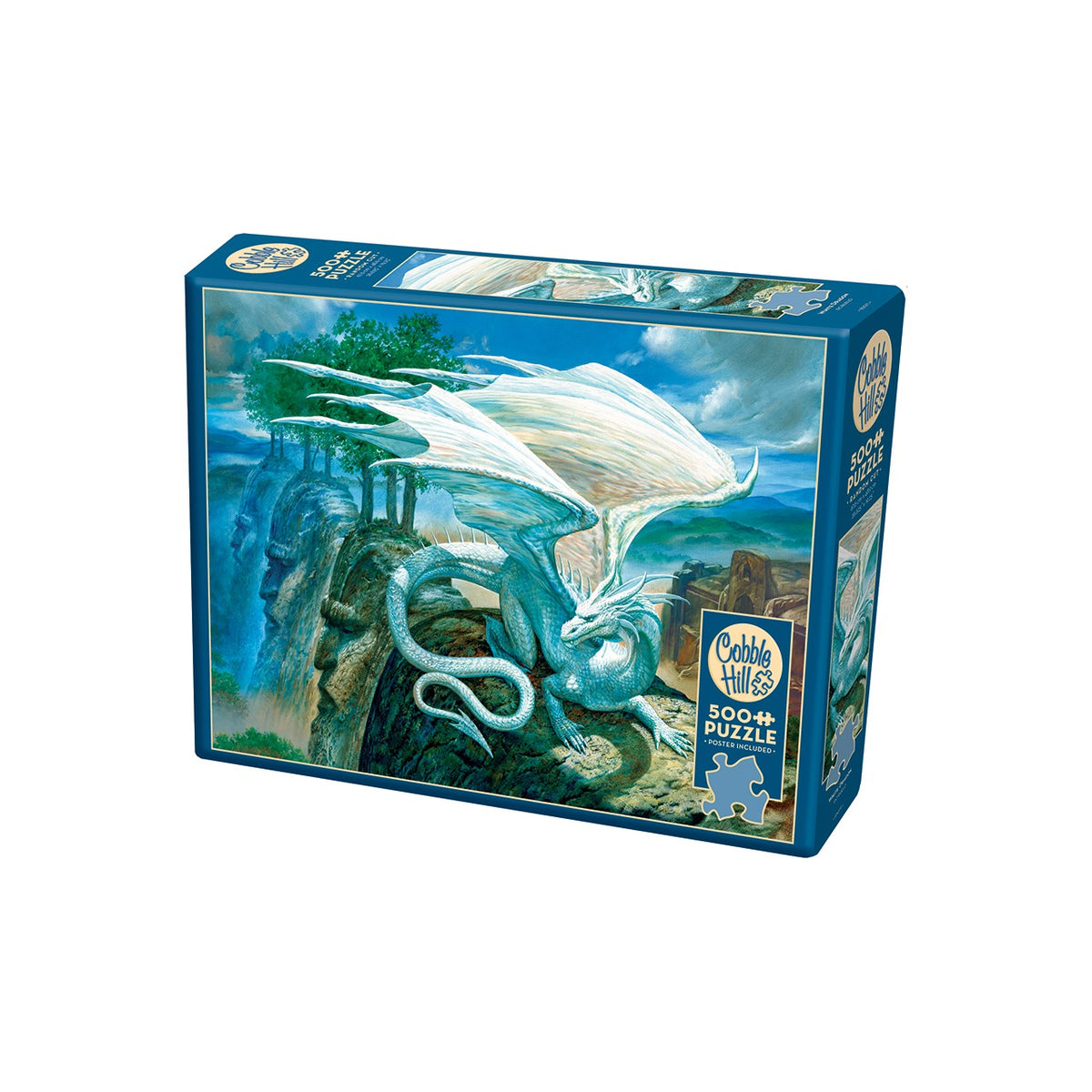 Cobble Hill: White Dragon 500 pezzi - Puzzle