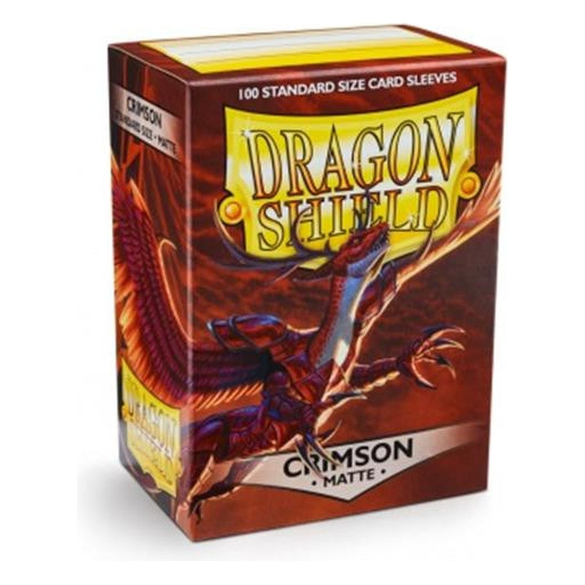 Dragon Shield Matte Crimson, 100 Bustine Standard