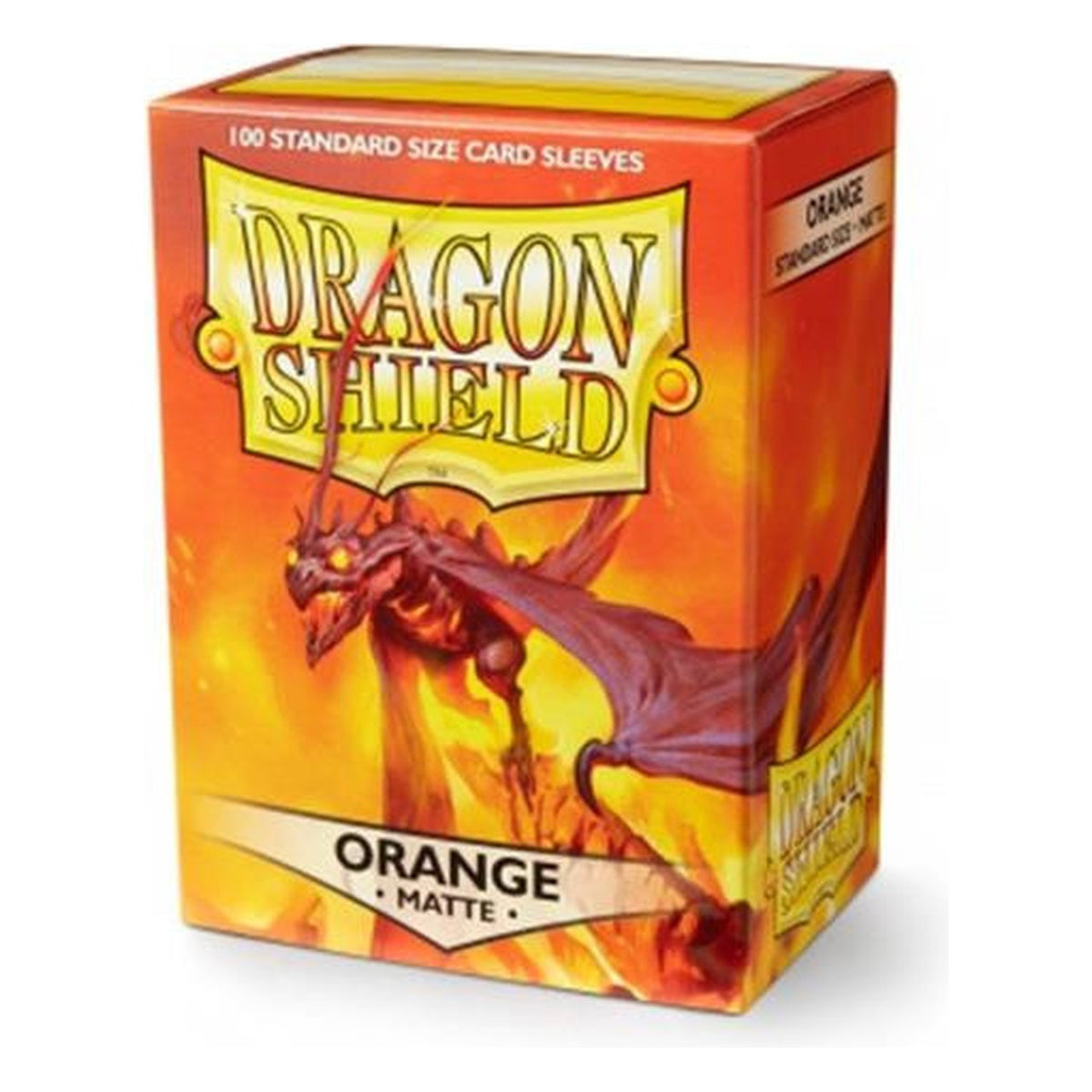Dragon Shield Matte Orange - 100 Bustine Standard