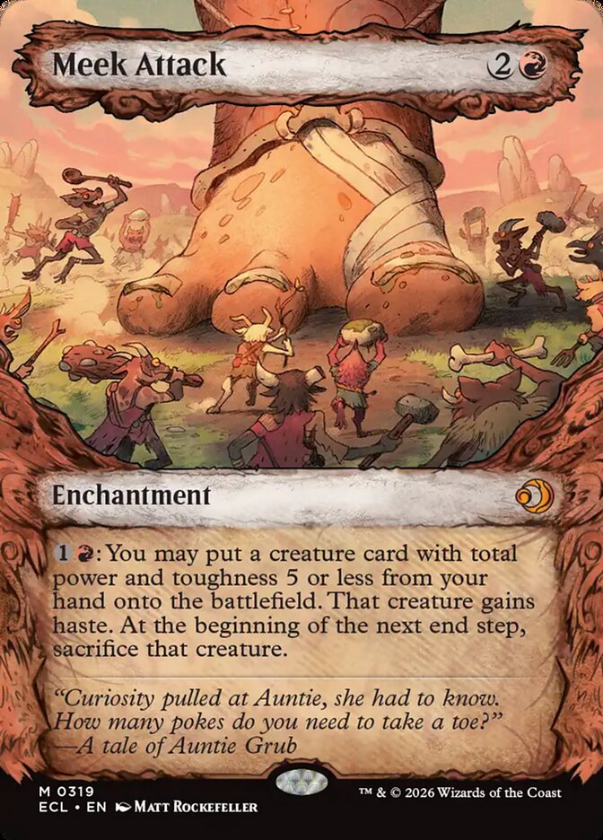 Meek Attack (V.1) - Lorwyn Eclipsed: Extras