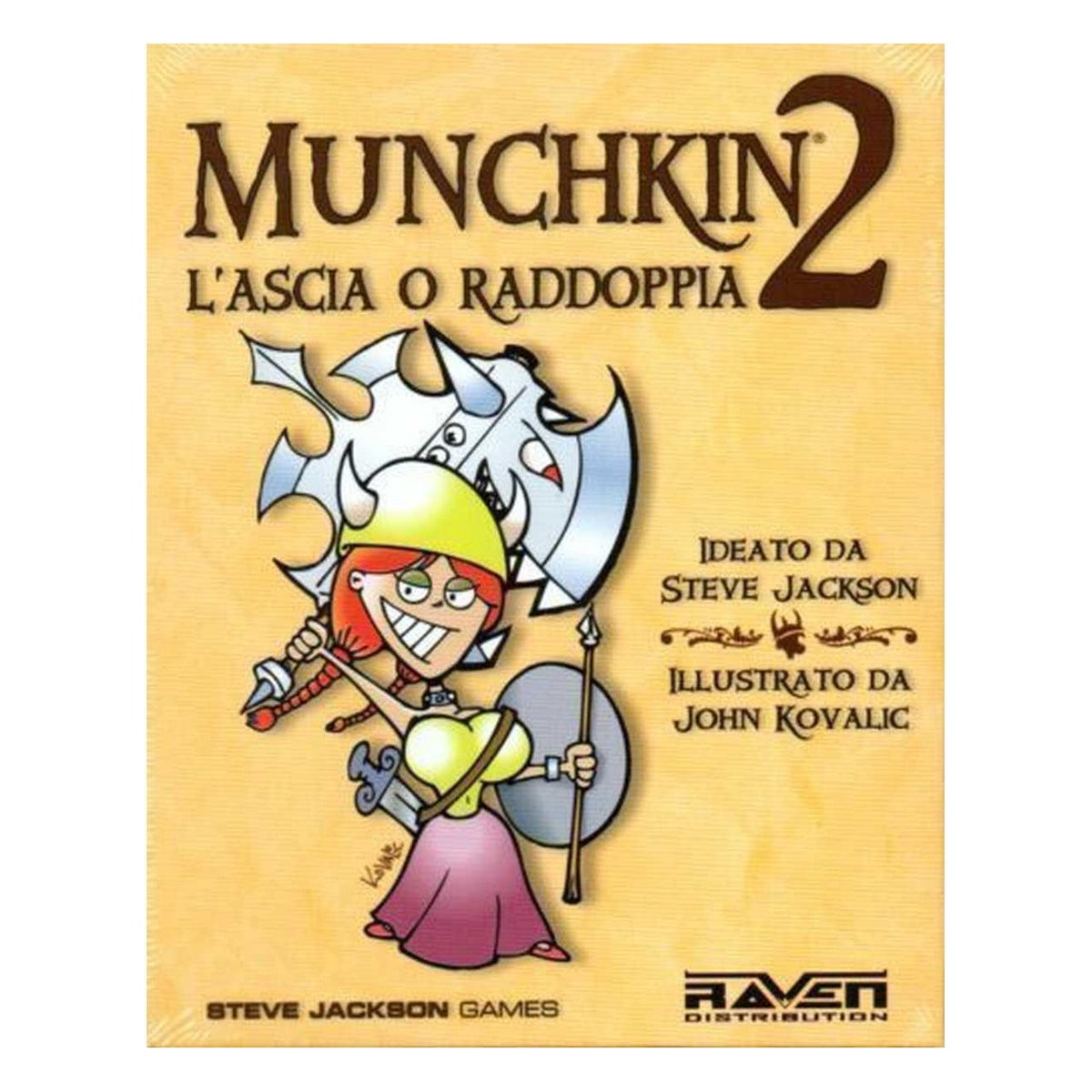 Munchkin 2: L'Ascia o Raddoppia (Espansione) - Gioco da Tavolo (ITA)