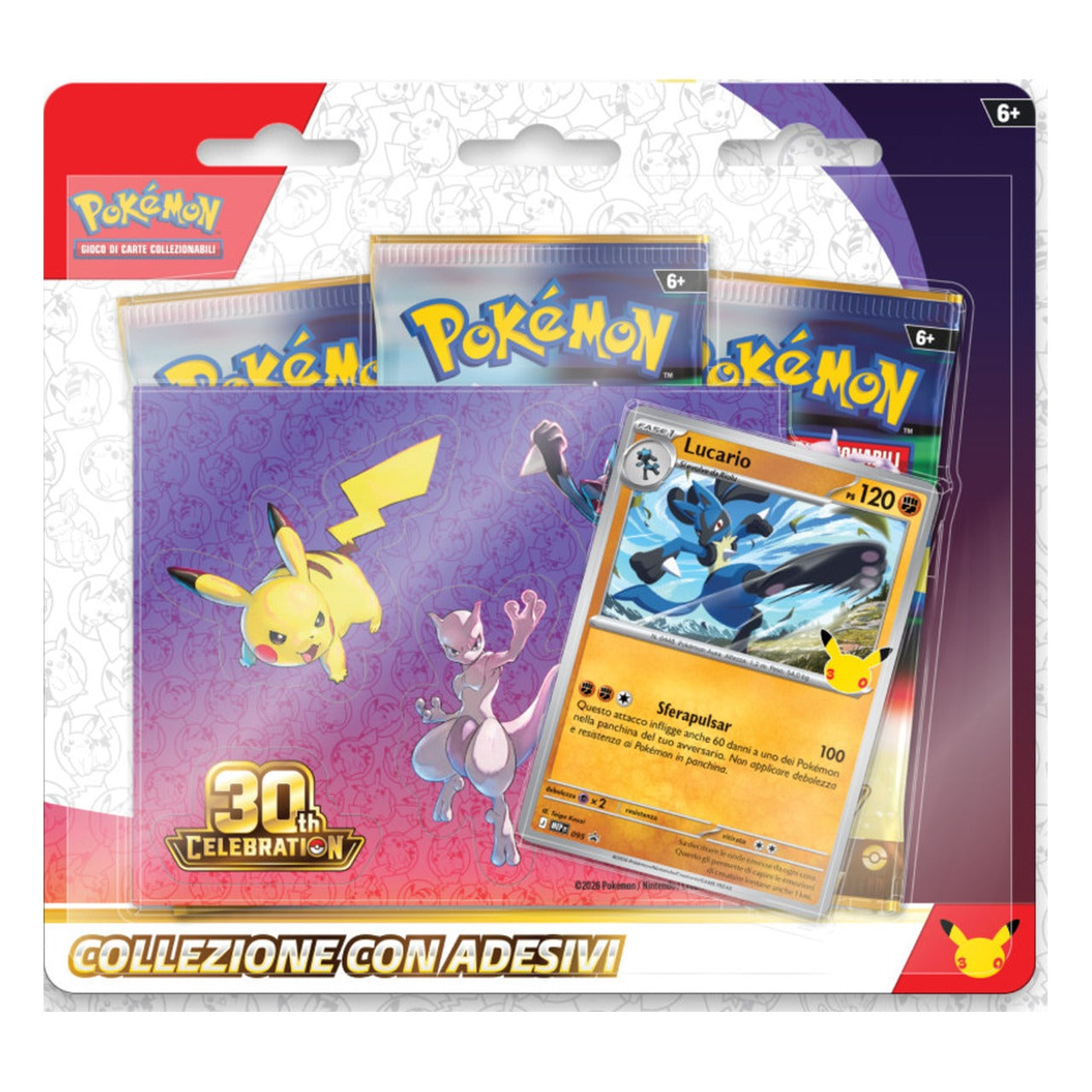 Collezione con Adesivi 30° Lucario