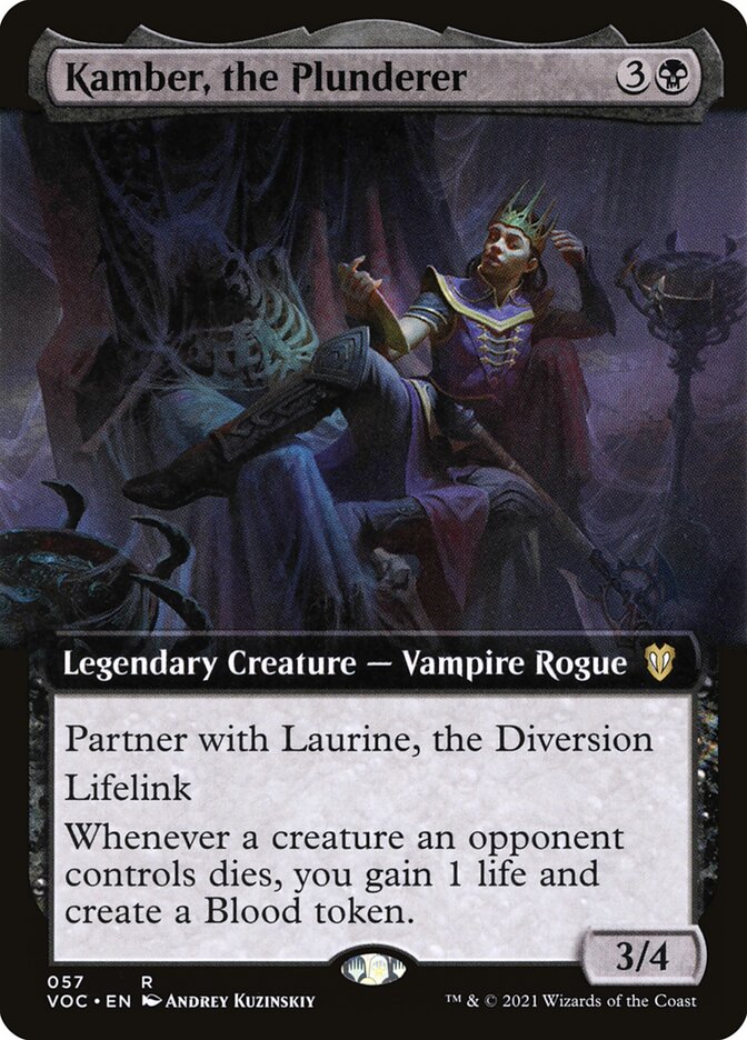 Kamber, the Plunderer (V.2) - Commander: Innistrad: Crimson Vow