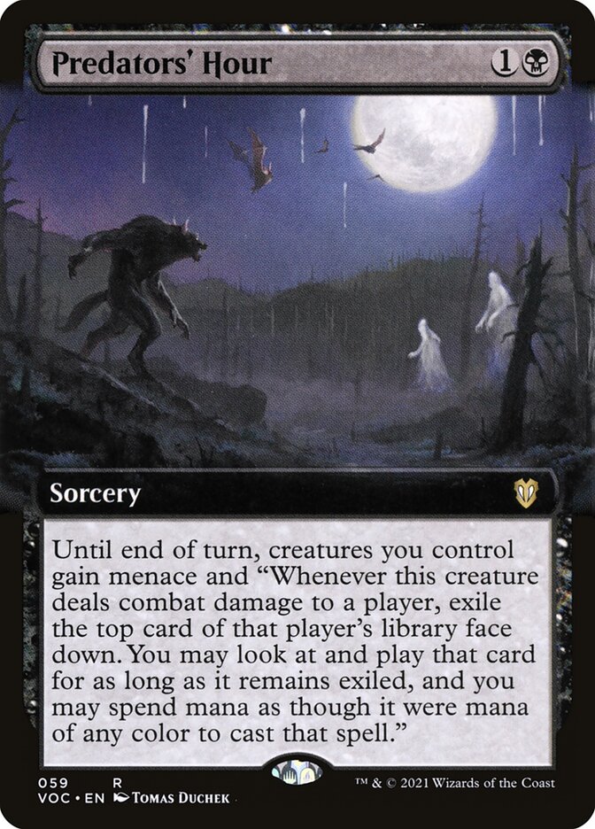 Predators' Hour (V.2) - Commander: Innistrad: Crimson Vow