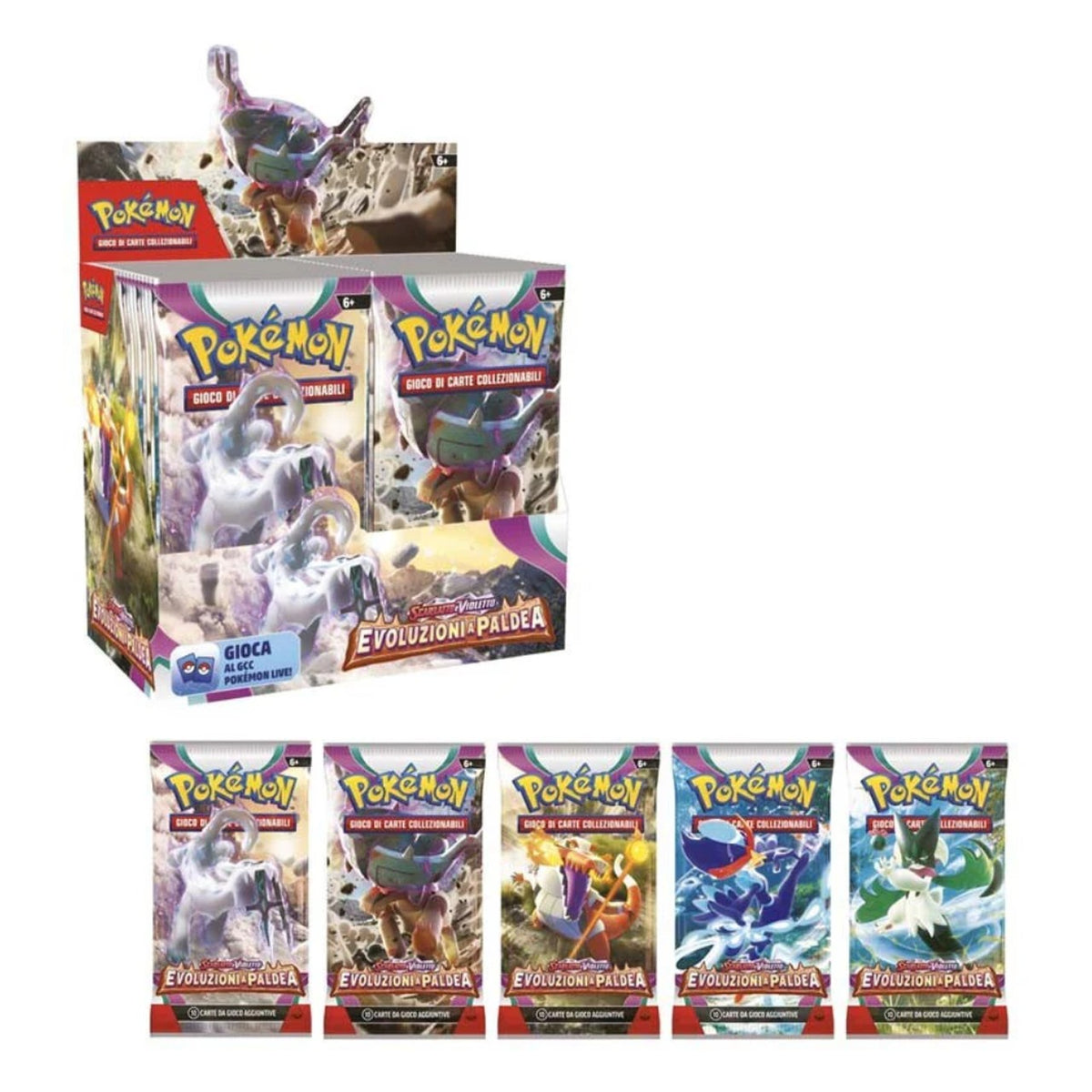Pokémon Scarlatto e Violetto Evoluzioni a Paldea Booster Box 36 buste ITA