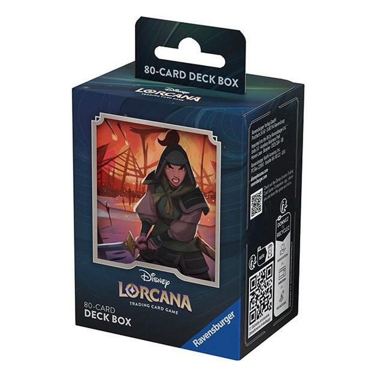 Portamazzo - Ravensburger - Disney Lorcana Deck Box 80 carte - Mulan