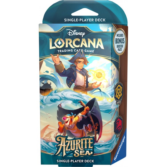 Lorcana TCG - Azurite Sea - Starter Deck - Amber/Ruby