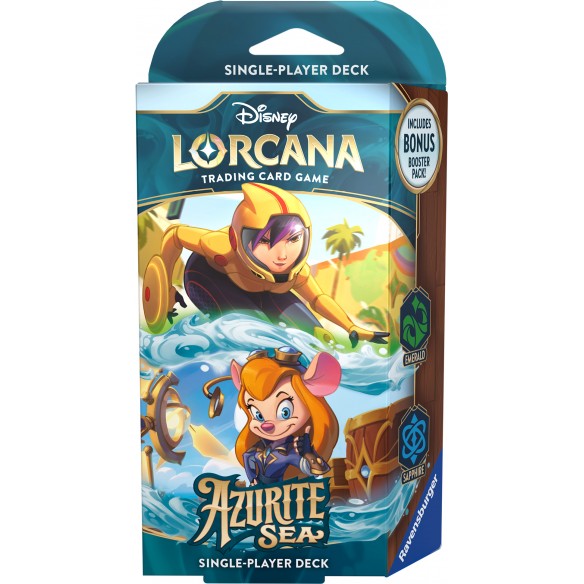 Lorcana TCG - Azurite Sea - Starter Deck - Emerald/Sapphire