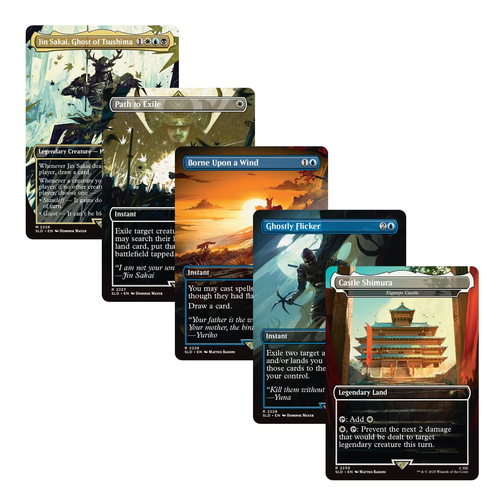 Magic the Gathering TCG - Secret Lair Playstation Ghost of Tshushima