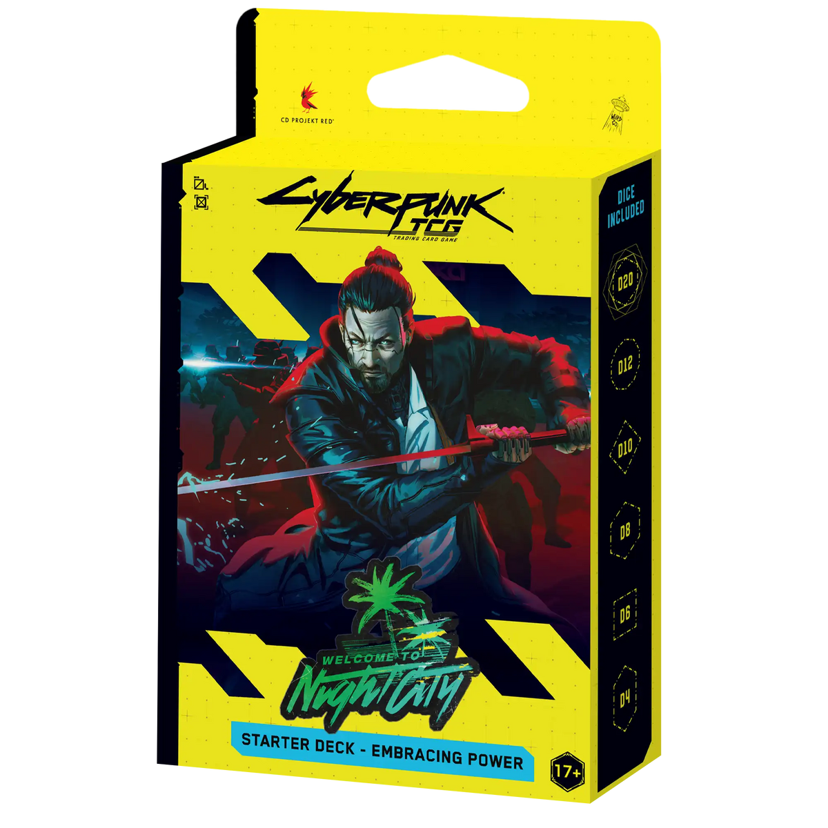 Cyberpunk TCG - Welcome to Night City - Starter Deck Embracing Power – confezione Retail ufficiale
