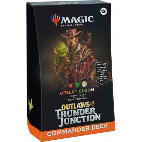 Magic the Gathering TCG - Outlaws of Thunder of Junction - Commander Deck - Desert Bloom